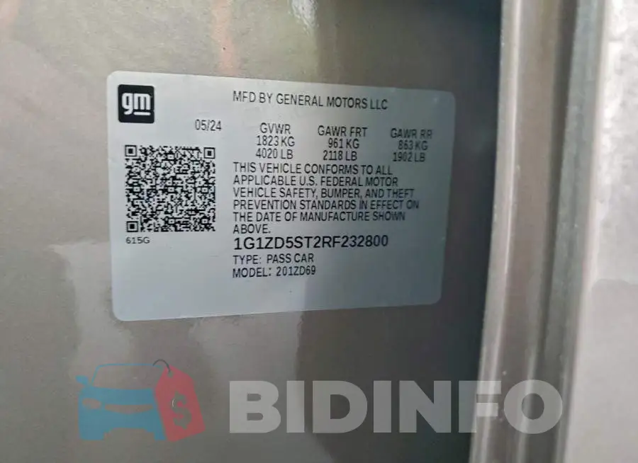 1G1ZD5ST2RF232800 Photo# 12
