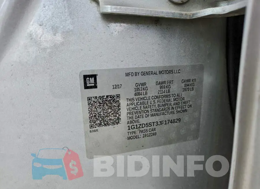 1G1ZD5ST3JF174829 Photo# 12