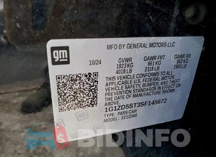 1G1ZD5ST3SF145672 Photo# 12