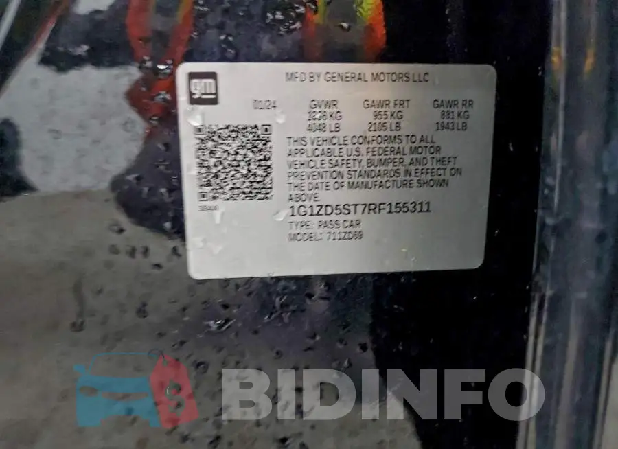 1G1ZD5ST7RF155311 Photo# 13