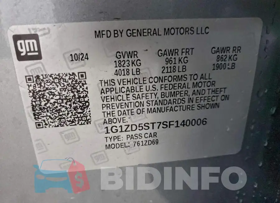 1G1ZD5ST7SF140006 Photo# 12