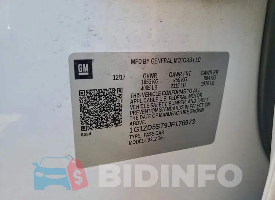 1G1ZD5ST9JF176973 Photo# 12