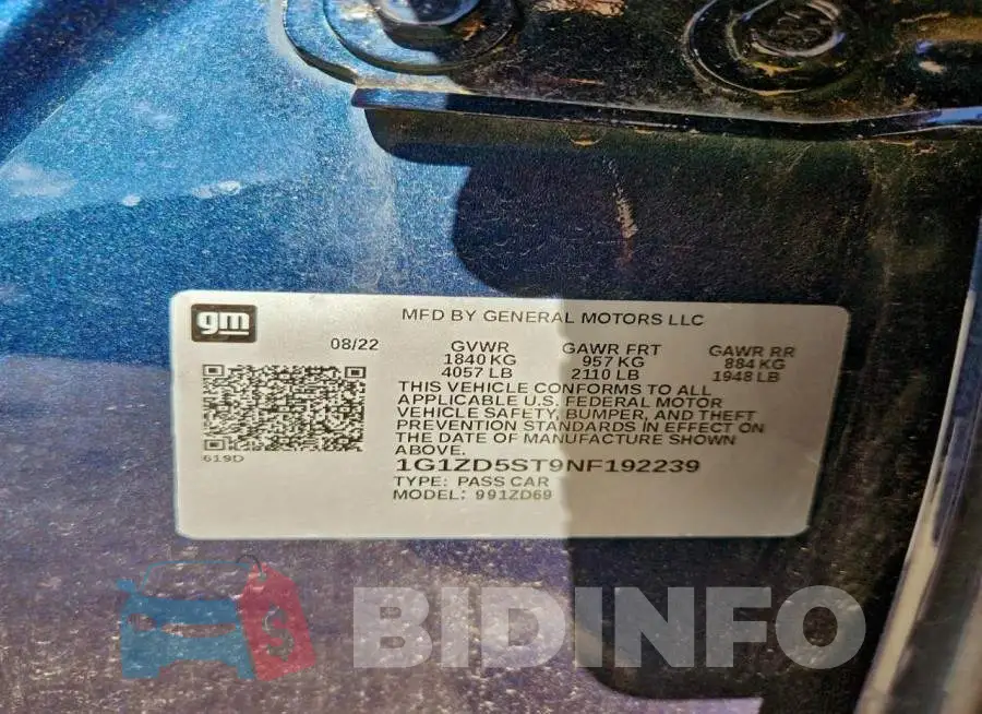1G1ZD5ST9NF192239 Photo# 12