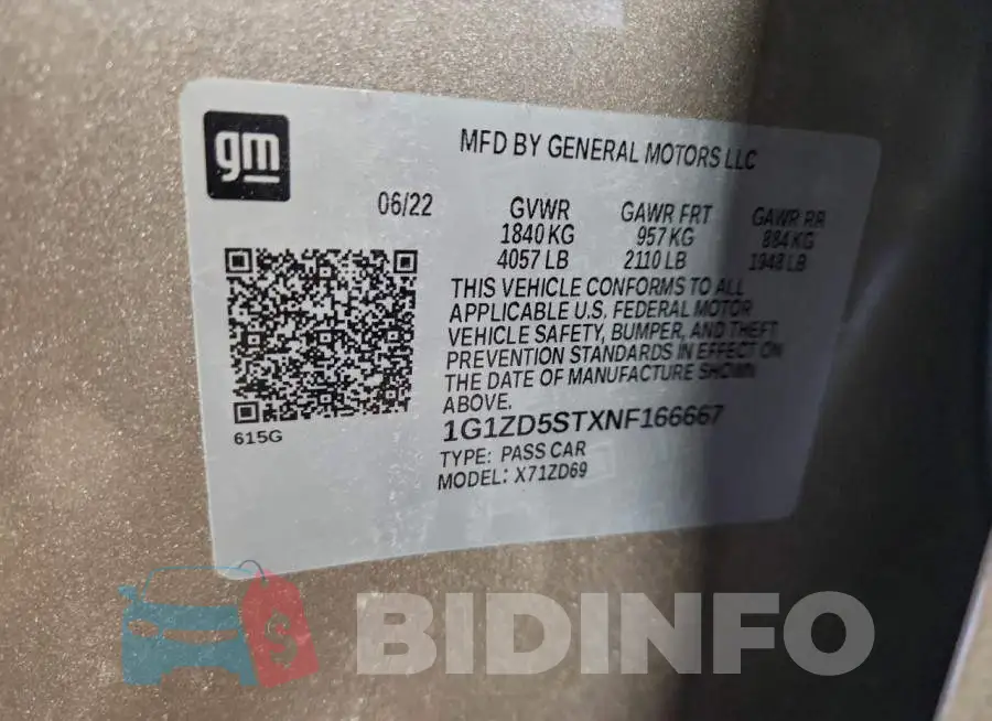 1G1ZD5STXNF166667 Photo# 12
