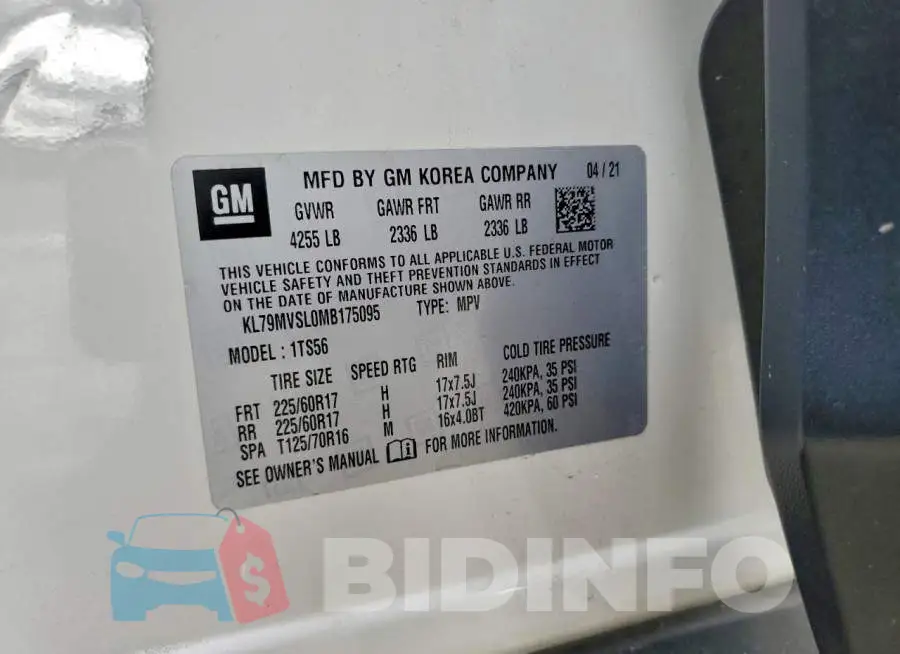 KL79MVSL0MB175095 Photo# 13