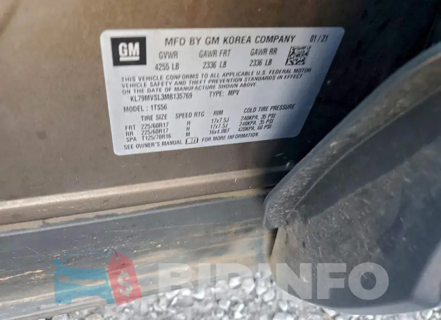 KL79MVSL3MB135769 Photo# 13