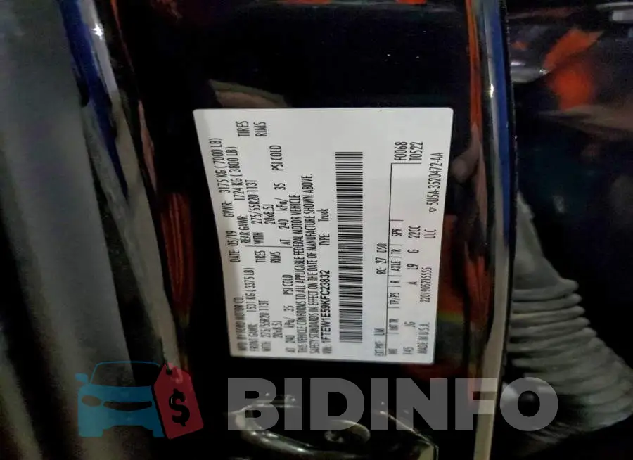 1FTEW1E59KFC23832 Photo# 12