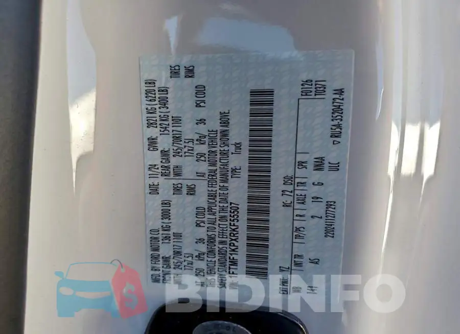 1FTMF1KPXRKF55507 Photo# 12