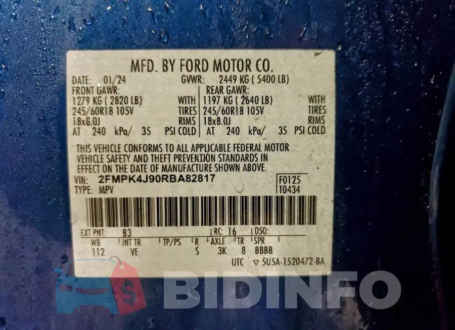 2FMPK4J90RBA82817 Photo# 13