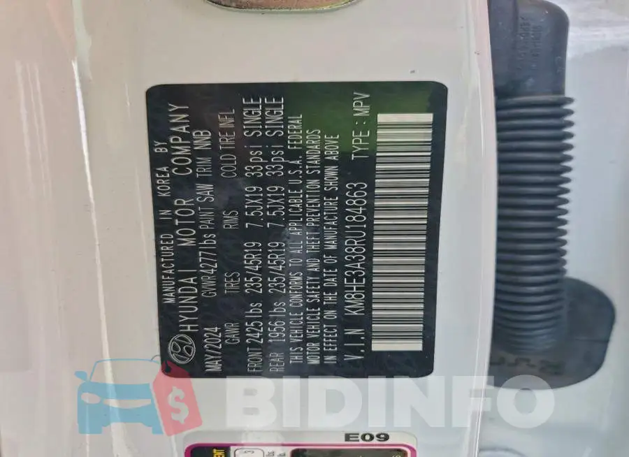 KM8HE3A38RU184863 Photo# 14