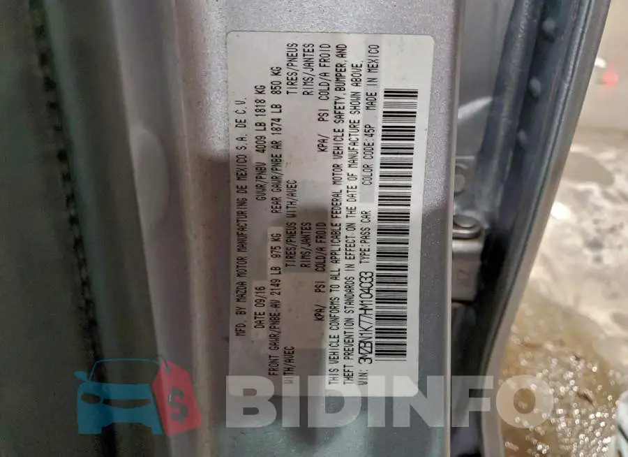 3MZBN1K77HM104033 Photo# 12