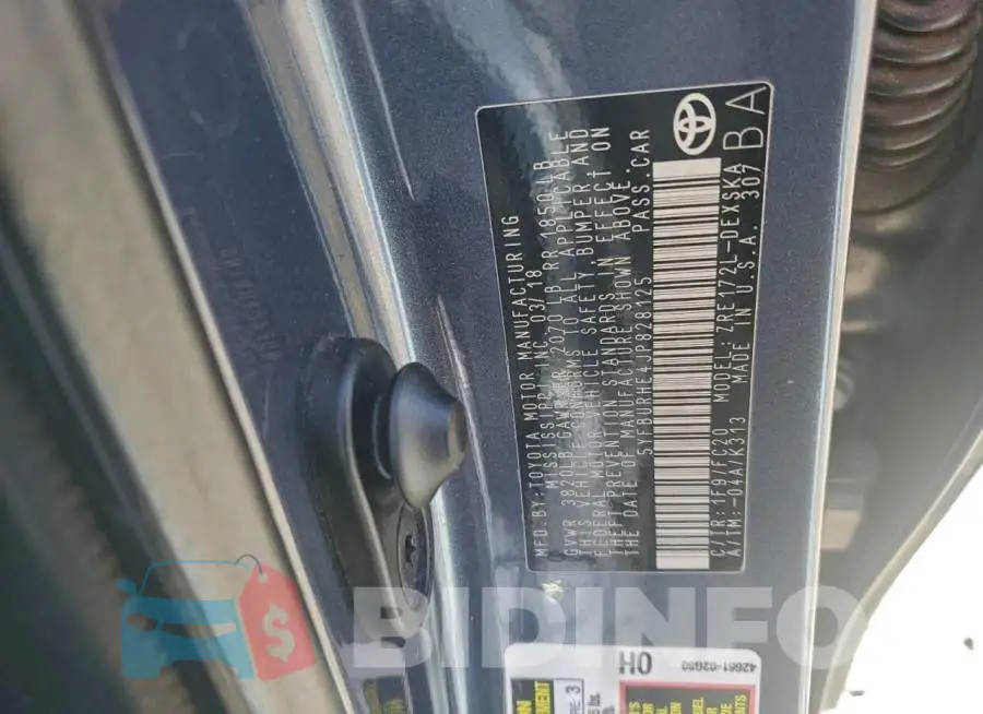 5YFBURHE4JP828125 Photo# 12