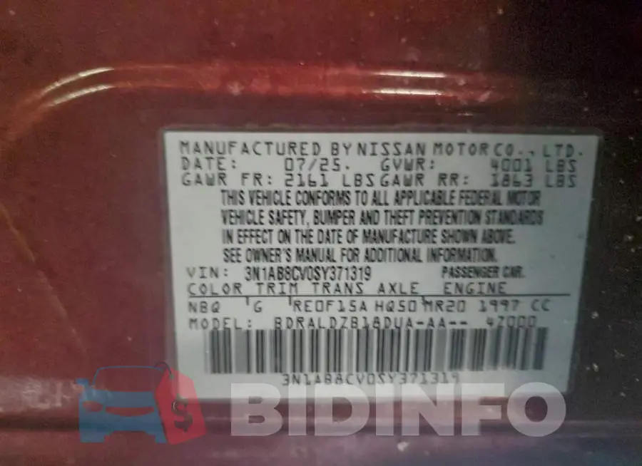 3N1AB8CV0SY371319 Photo# 12
