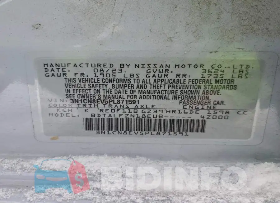 3N1CN8EV5PL871591 Photo# 13