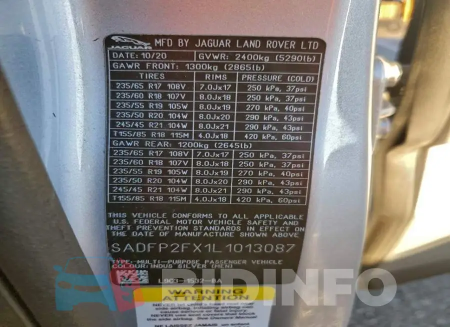 SADFP2FX1L1013087 Photo# 13