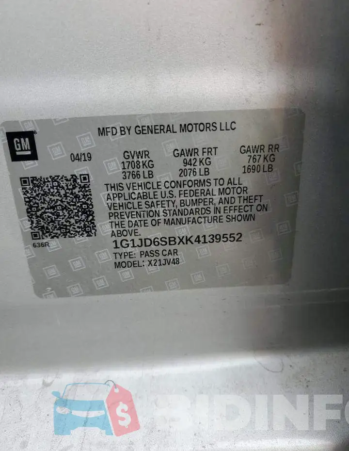 1G1JD6SBXK4139552 Photo# 12