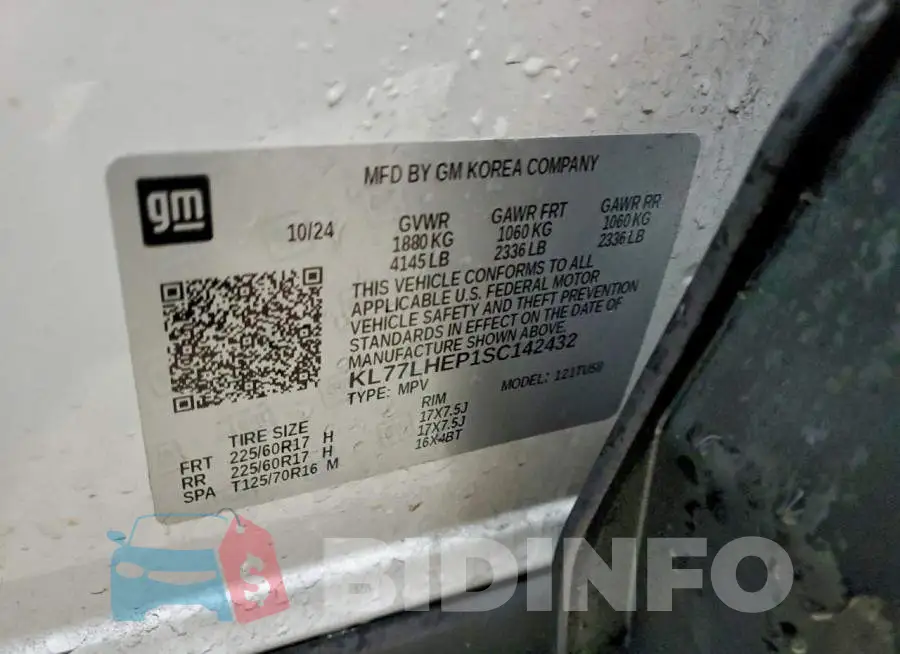 KL77LHEP1SC142432 Photo# 13