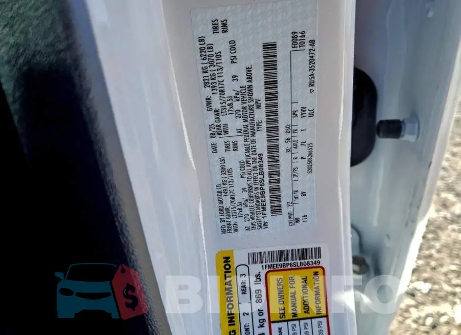 1FMEE9BP6SLB08349 Photo# 12