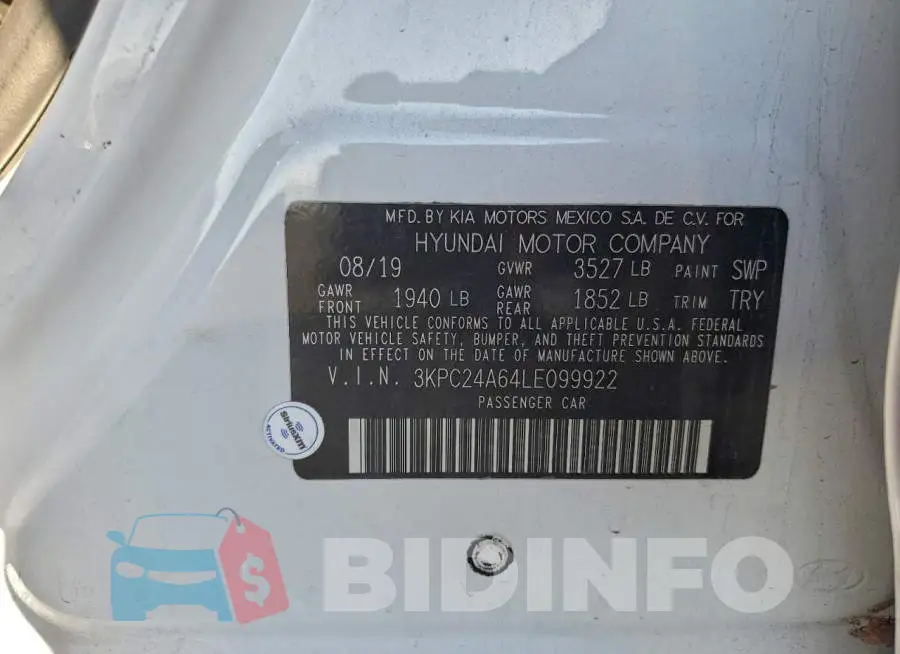 3KPC24A64LE099922 Photo# 12