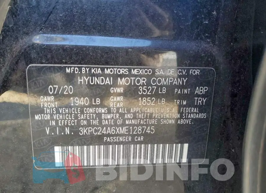 3KPC24A6XME128745 Photo# 12
