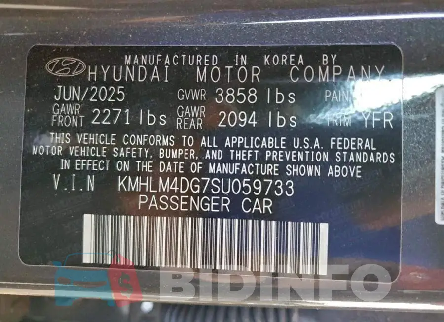 KMHLM4DG7SU059733 Photo# 12