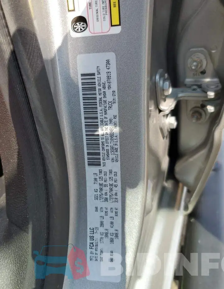 1C6SRFLT1KN922491 Photo# 13