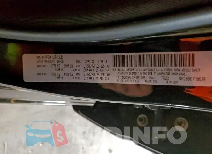 1C6SRFLT2LN214851 Photo# 12