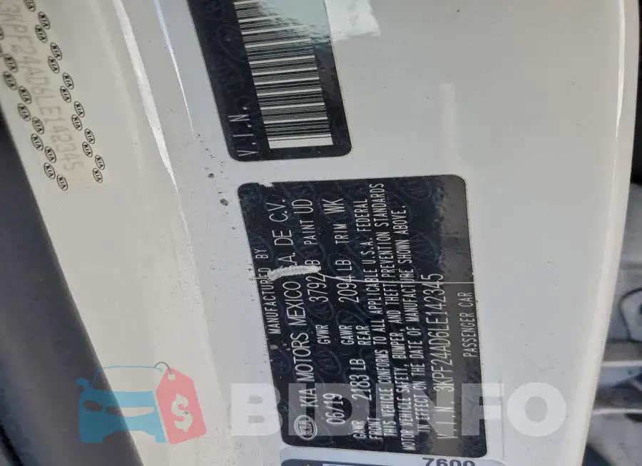 3KPF24AD6LE142345 Photo# 13