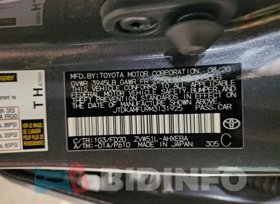 JTDKAMFU9M3131925 Photo# 12