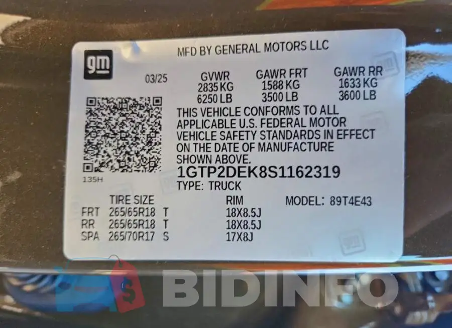 1GTP2DEK8S1162319 Photo# 12