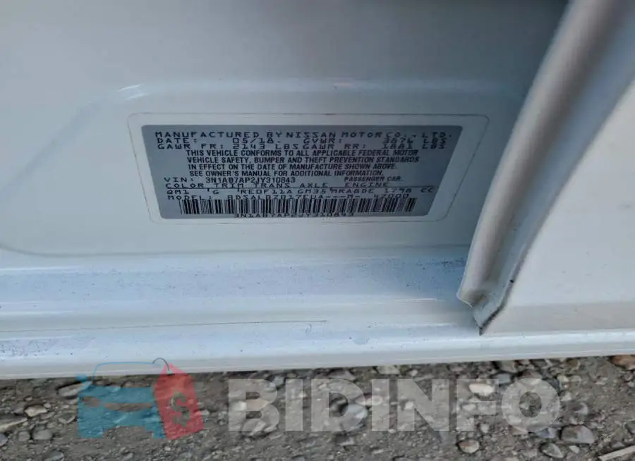3N1AB7AP2JY310843 Photo# 12