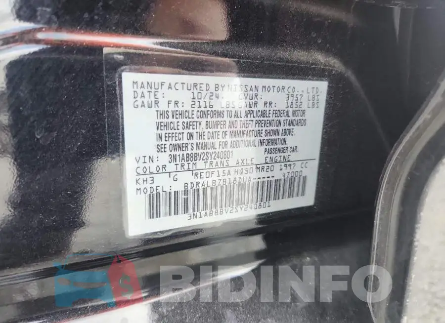 3N1AB8BV2SY240801 Photo# 12