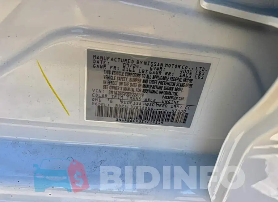 3N1AB8CV3SY224119 Photo# 10