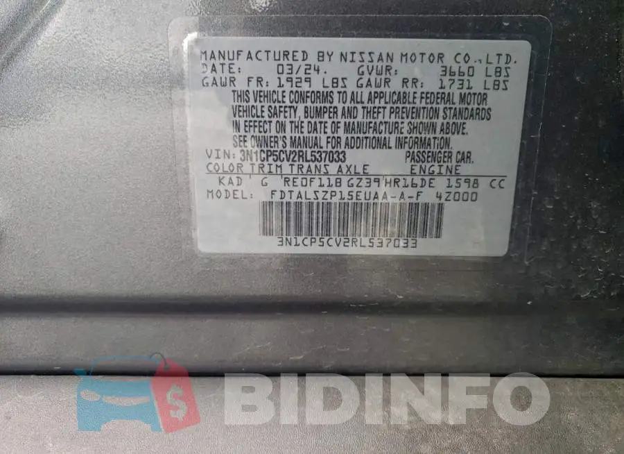 3N1CP5CV2RL537033 Photo# 13