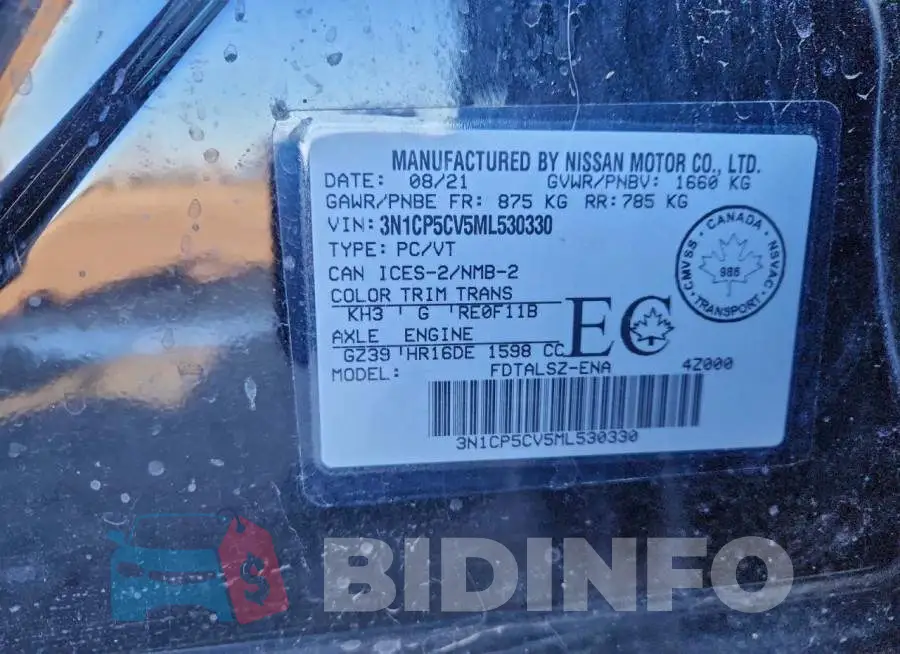 3N1CP5CV5ML530330 Photo# 14