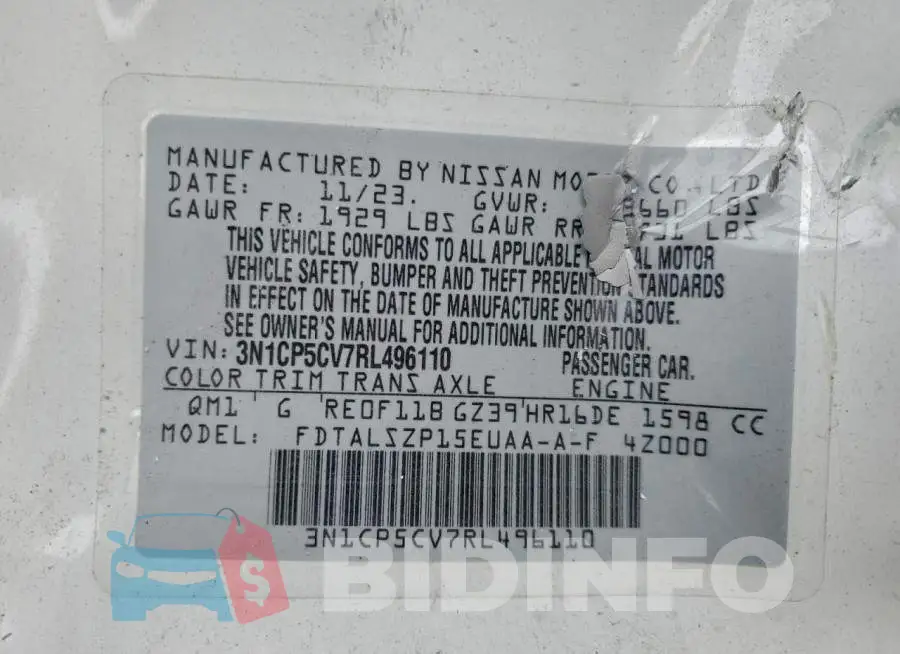 3N1CP5CV7RL496110 Photo# 12