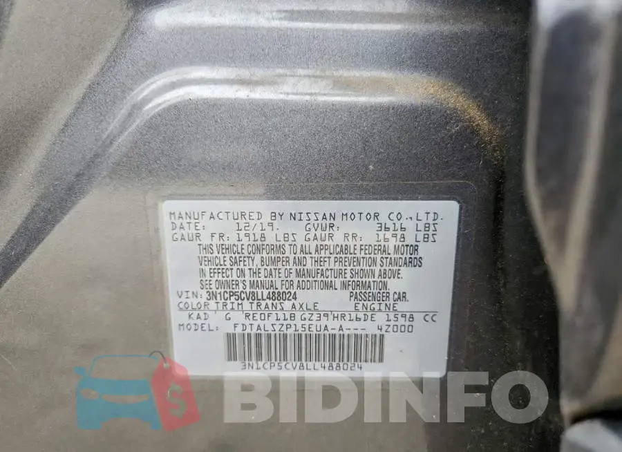 3N1CP5CV8LL488024 Photo# 13