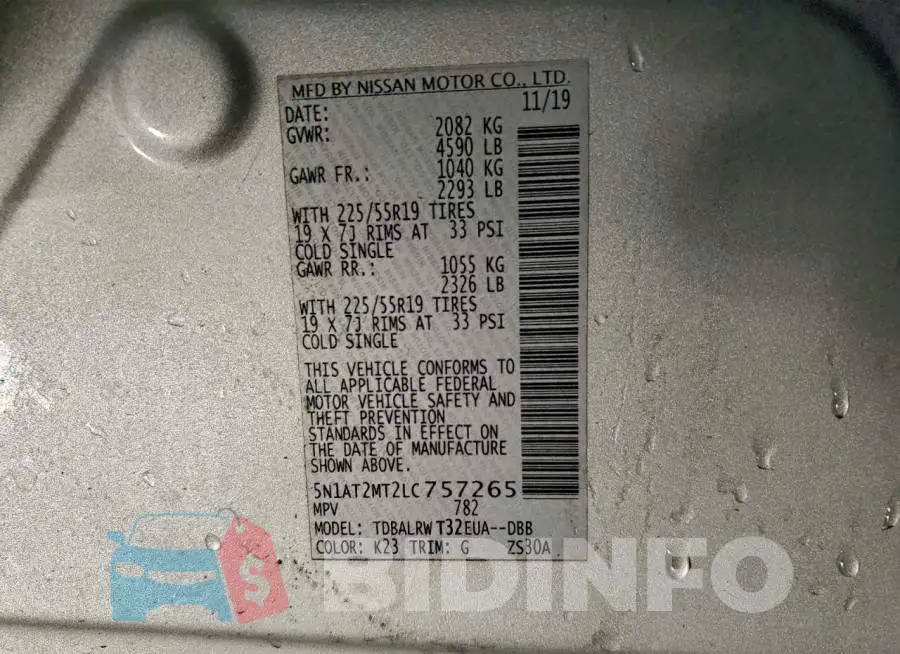 5N1AT2MT2LC757265 Photo# 14