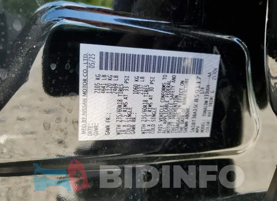 5N1BT3BA1SC859117 Photo# 13