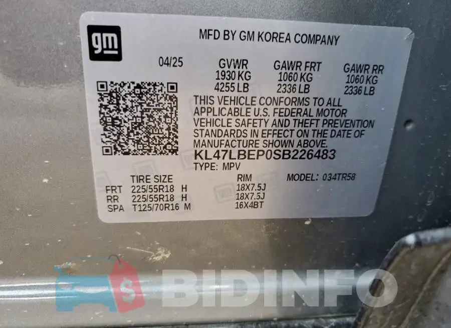 KL47LBEP0SB226483 Photo# 13