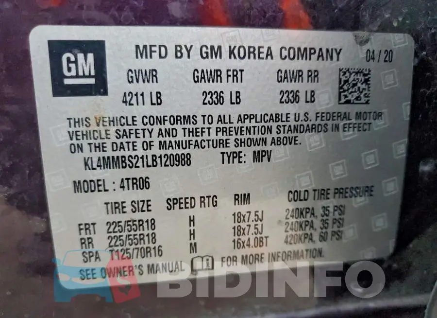 KL4MMBS21LB120988 Photo# 13