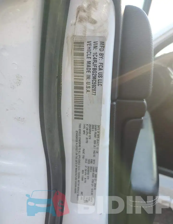 1C4RJFBG2MC592877 Photo# 13