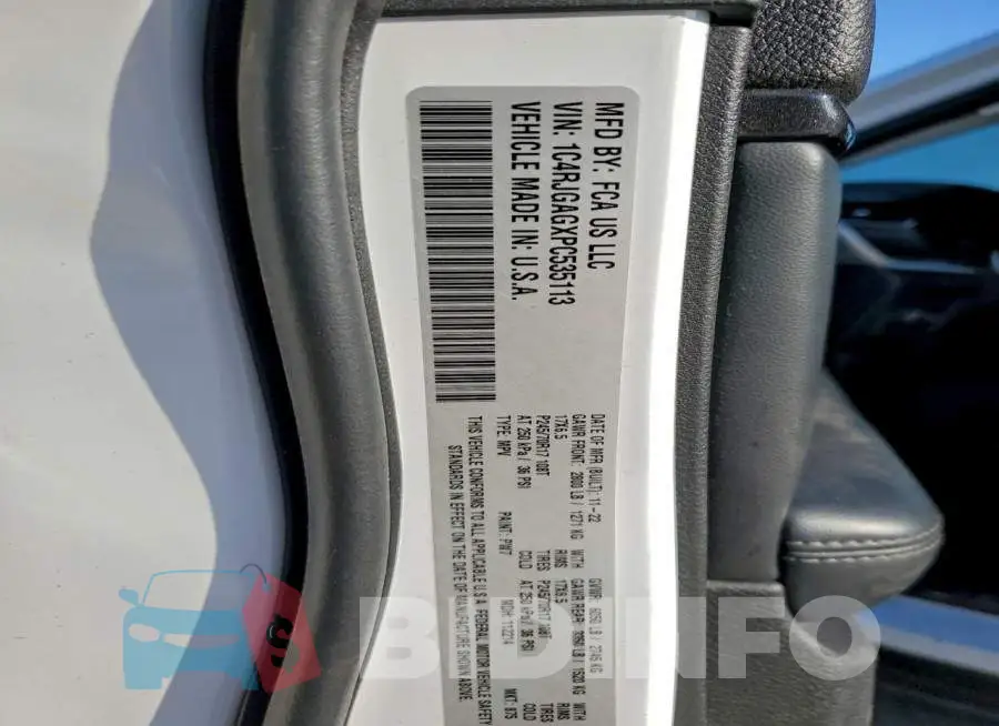 1C4RJGAGXPC535113 Photo# 13