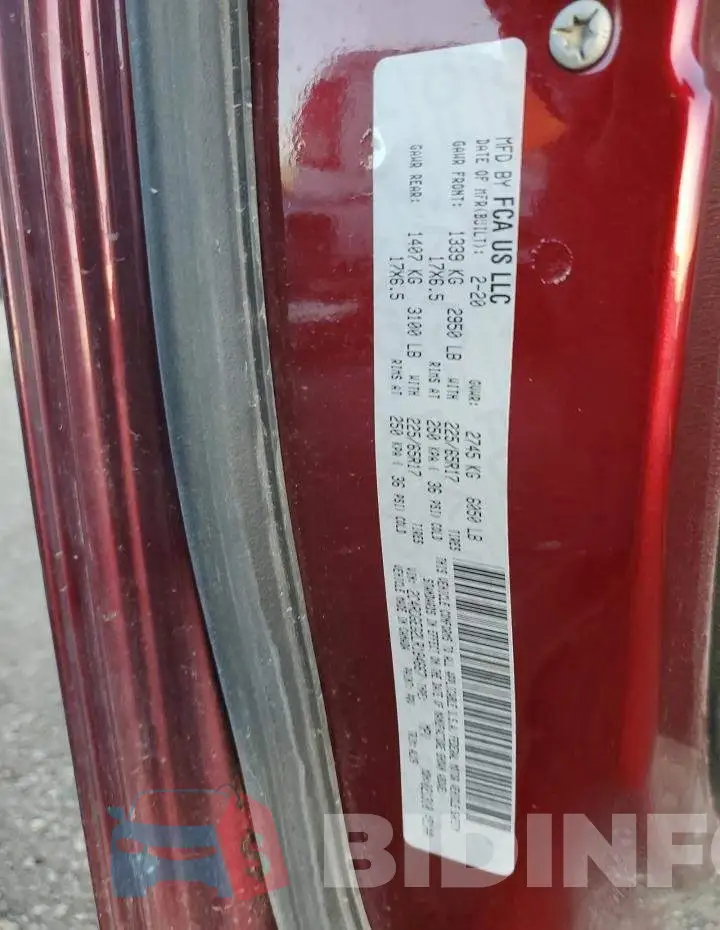 2C4RDGEG2LR184667 Photo# 13