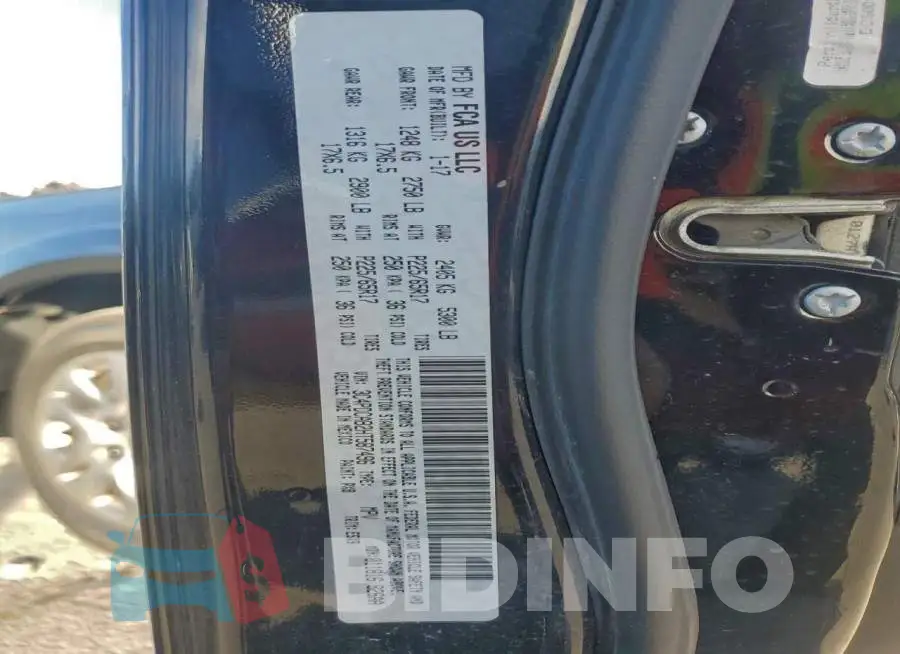 3C4PDCAB2HT587496 Photo# 13
