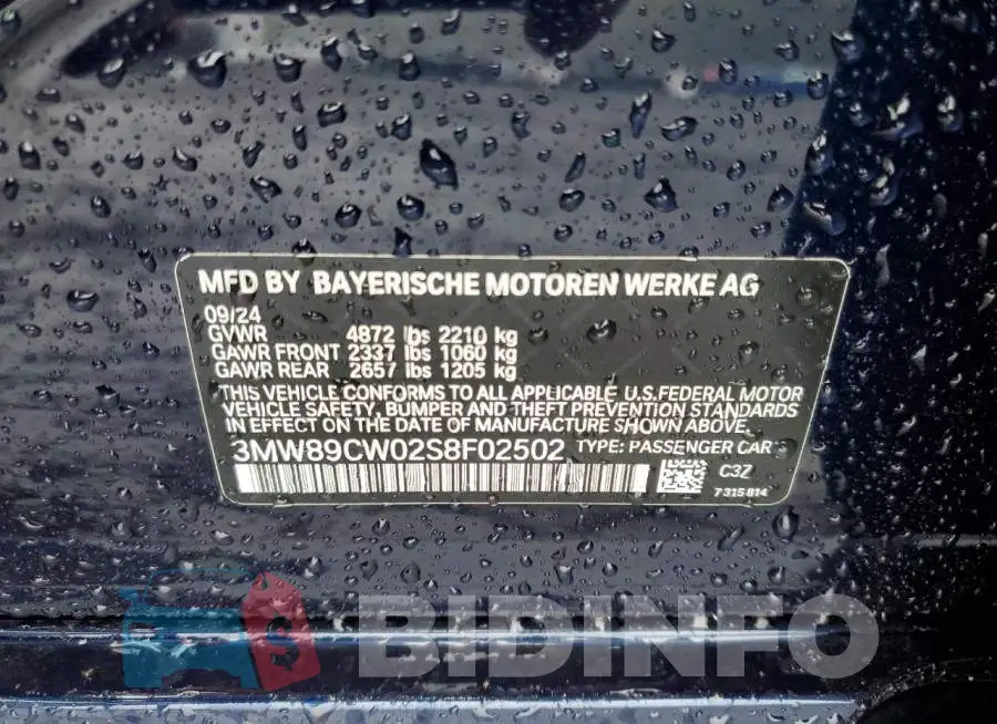 3MW89CW02S8F02502 Photo# 12