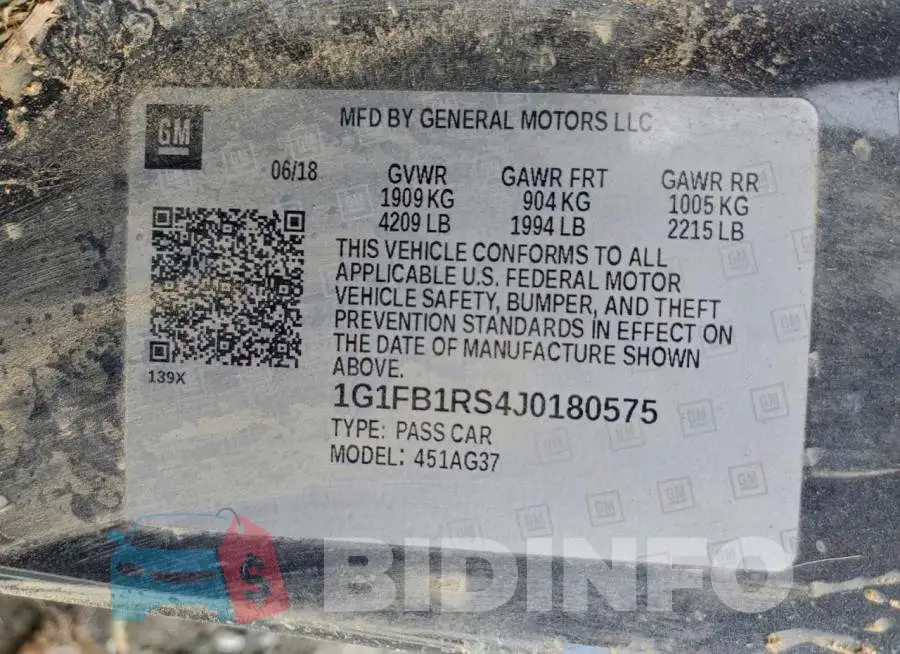1G1FB1RS4J0180575 Photo# 12