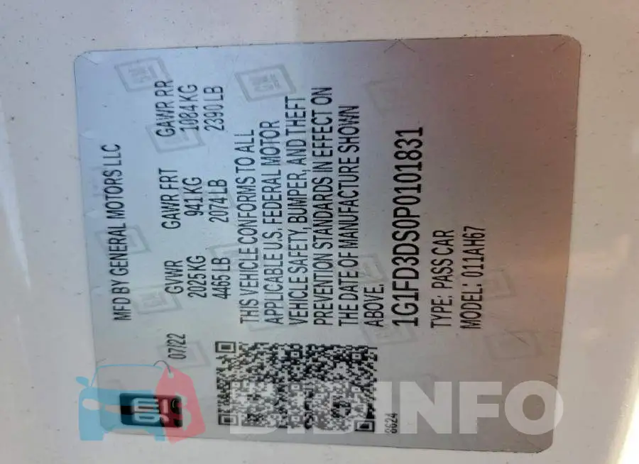 1G1FD3DS0P0101831 Photo# 12