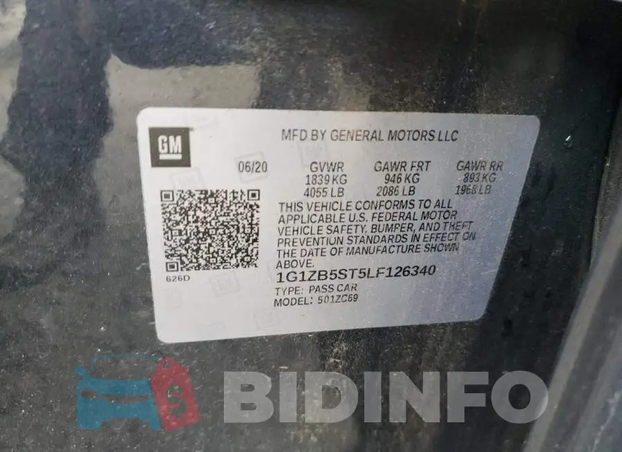 1G1ZB5ST5LF126340 Photo# 13