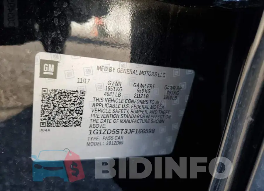 1G1ZD5ST3JF166598 Photo# 12
